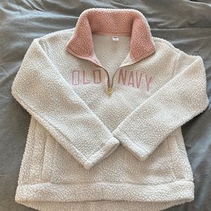 Old Navy Sherpa Quarter-zip